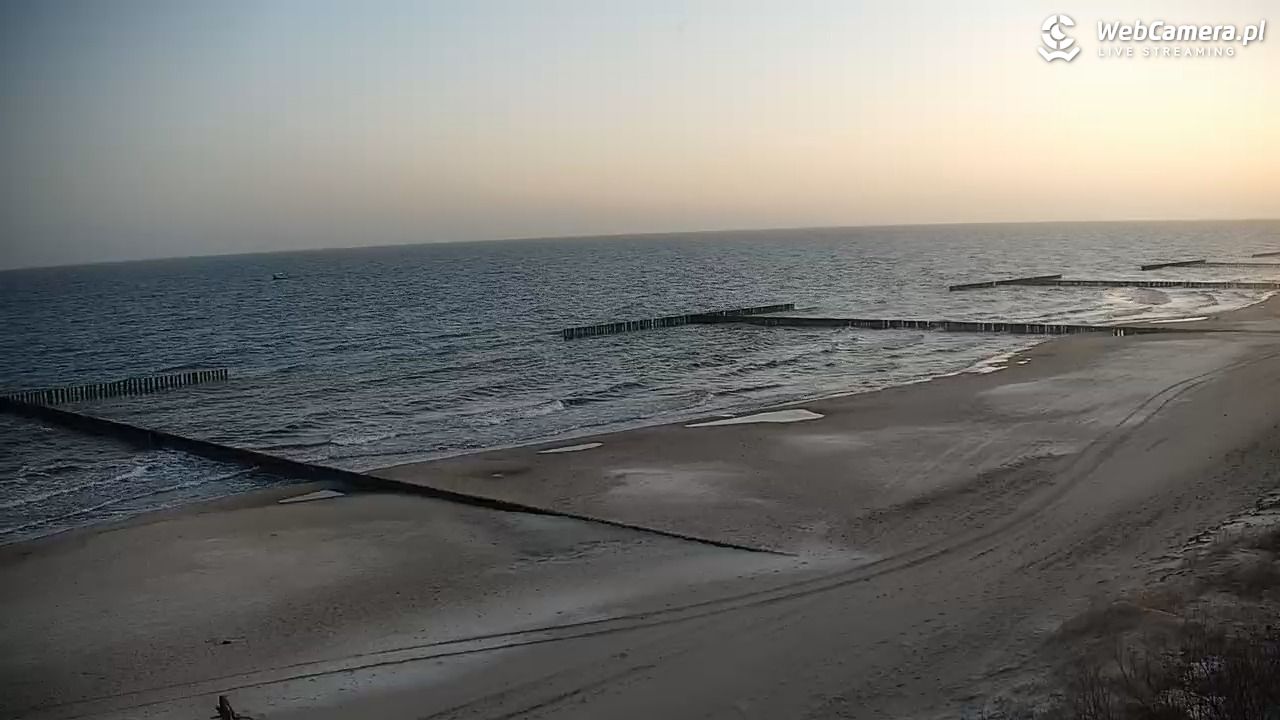 JAROSŁAWIEC - widok na plażę - 04 marzec 2026, 06:14