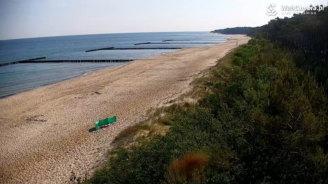 JAROSŁAWIEC - widok na plażę - 03 czerwiec 2026, 08:48
