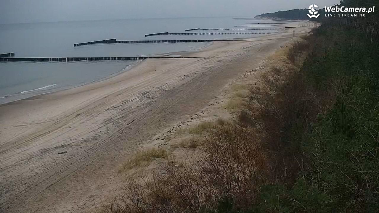 JAROSŁAWIEC - widok na plażę - 03 grudzień 2025, 15:58