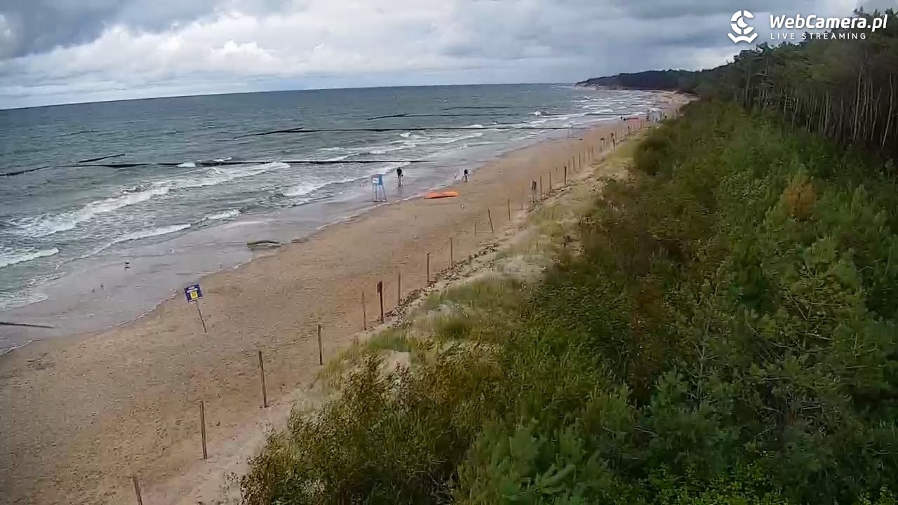 JAROSŁAWIEC - widok na plażę - 20 lipiec 2026, 17:47