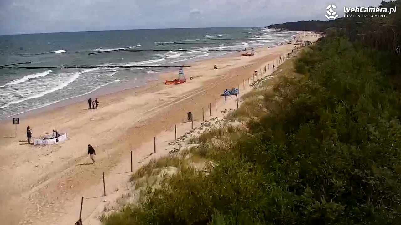 JAROSŁAWIEC - widok na plażę - 04 lipiec 2025, 11:34