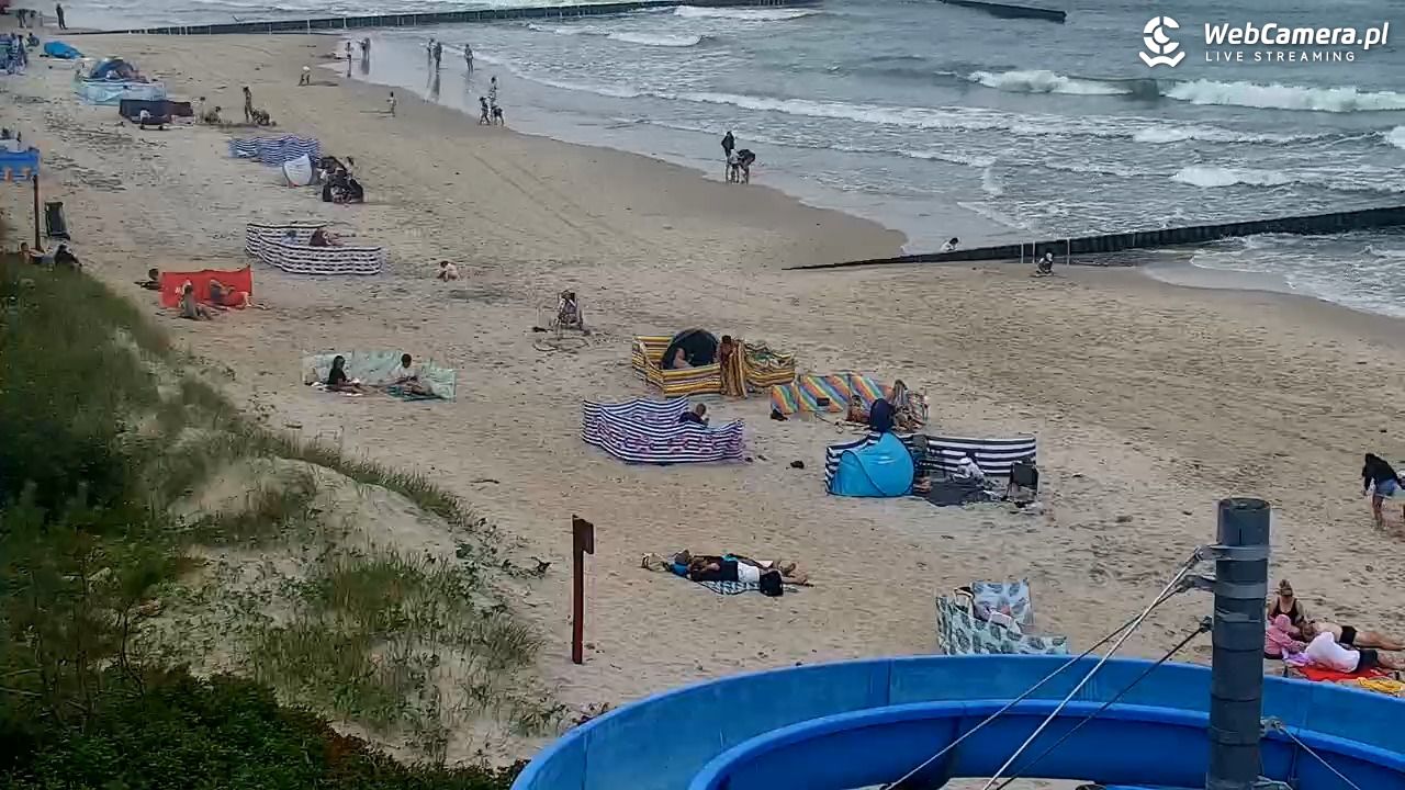 JAROSŁAWIEC - widok na plażę - 19 lipiec 2026, 12:30