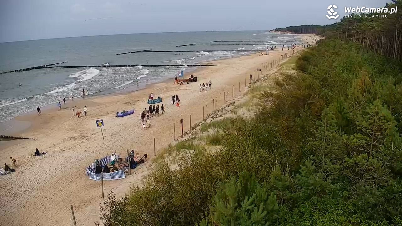 JAROSŁAWIEC - widok na plażę - 19 lipiec 2026, 16:56