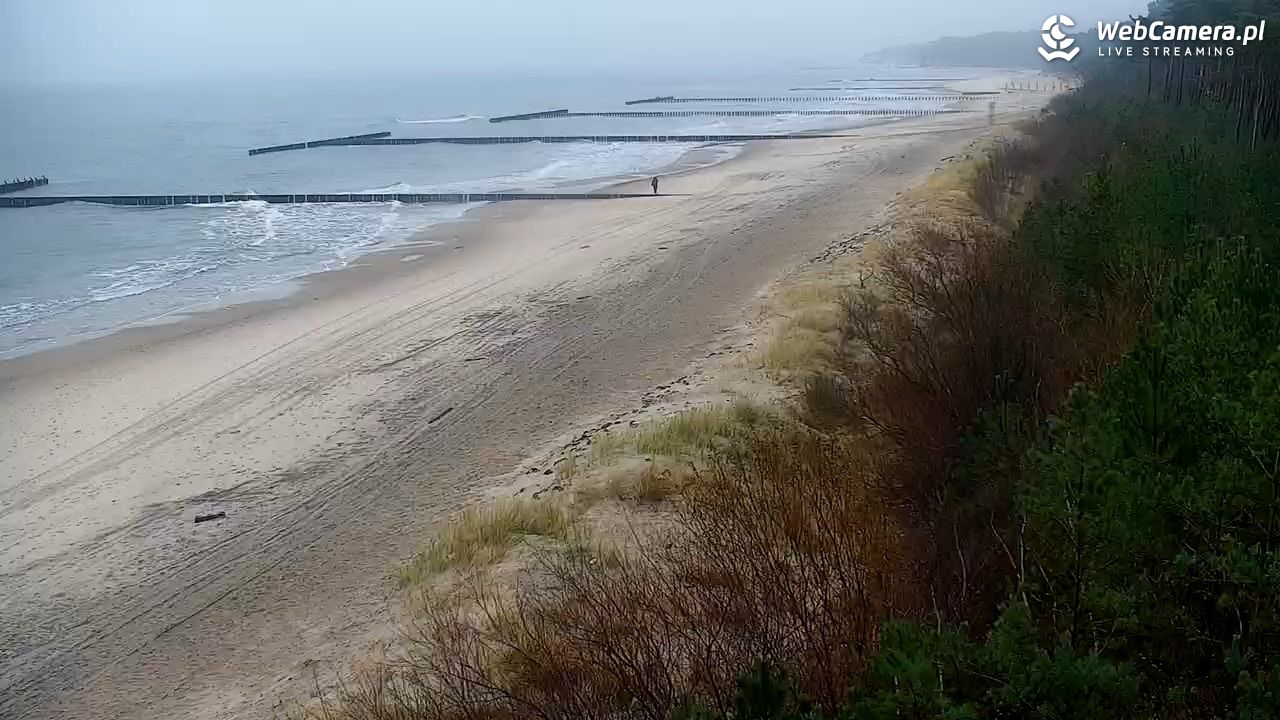 JAROSŁAWIEC - widok na plażę - 29 listopad 2025, 10:05