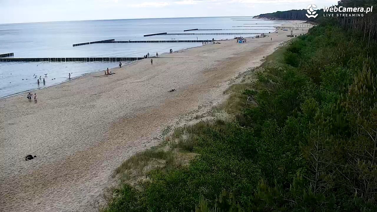 JAROSŁAWIEC - widok na plażę - 04 czerwiec 2026, 15:17