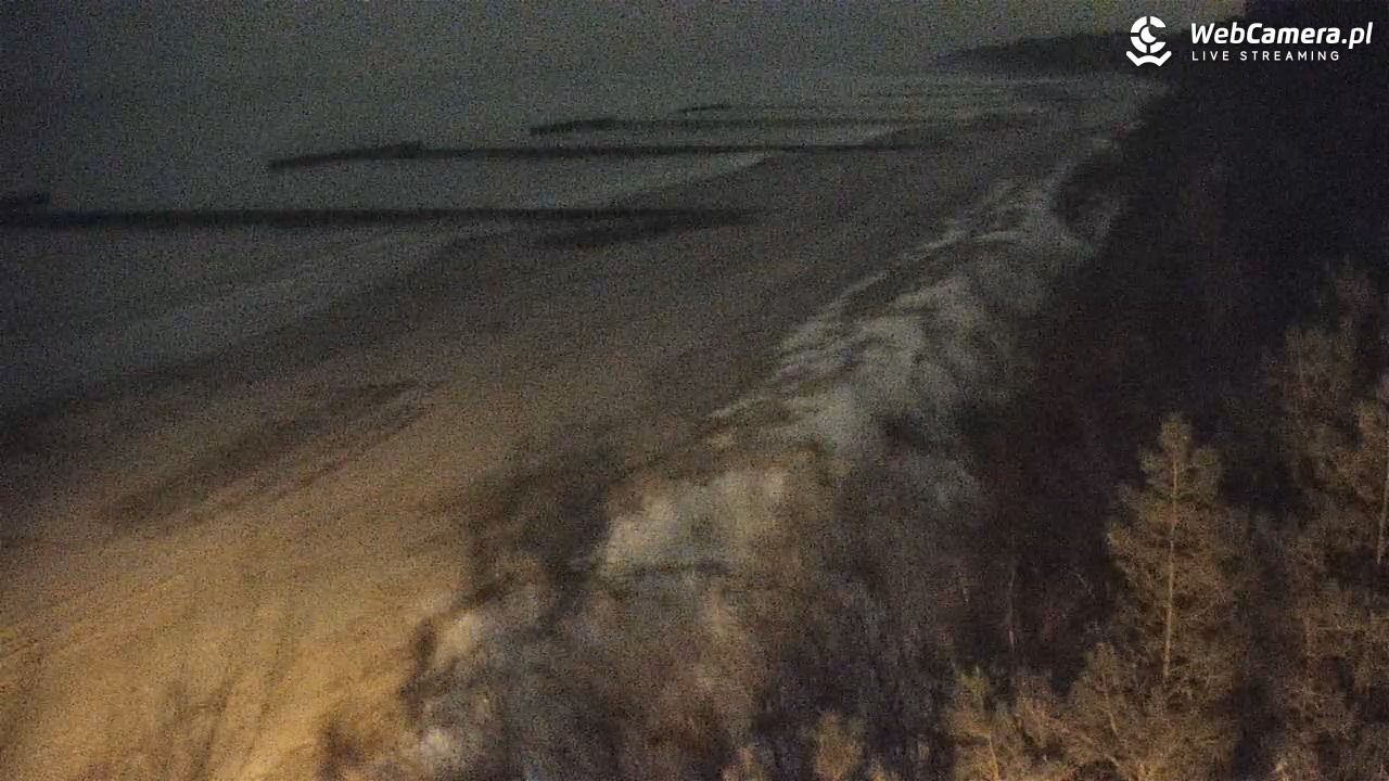 JAROSŁAWIEC - widok na plażę - 19 styczeń 2026, 22:38