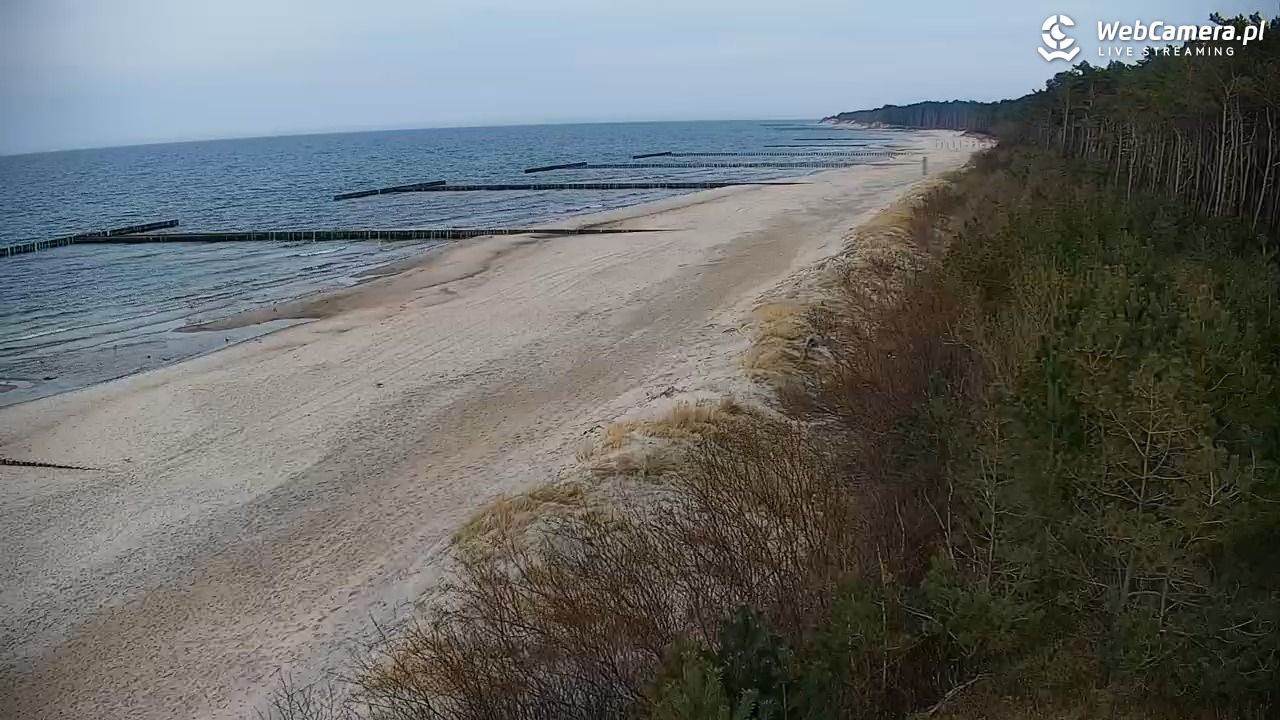 JAROSŁAWIEC - widok na plażę - 18 kwiecień 2026, 18:07