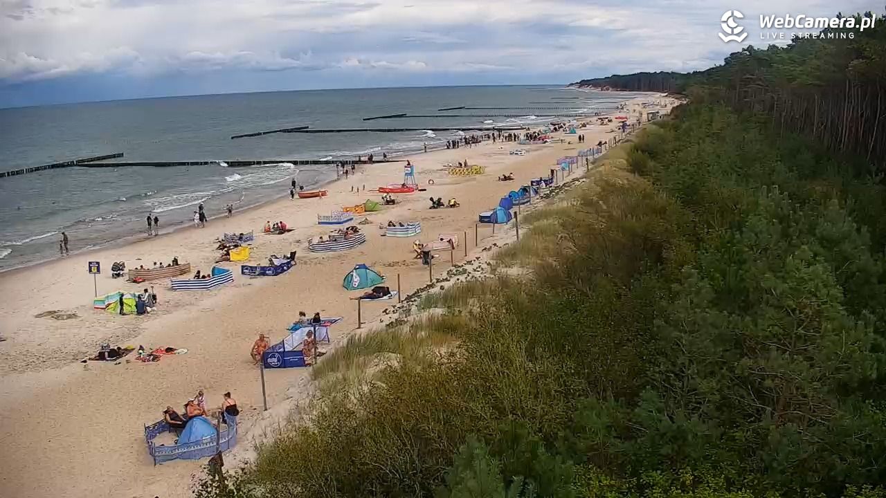 JAROSŁAWIEC - widok na plażę - 21 sierpień 2025, 13:06