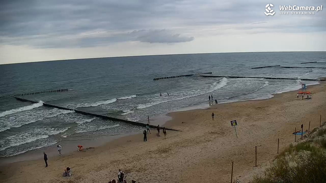 JAROSŁAWIEC - widok na plażę - 19 lipiec 2026, 18:16