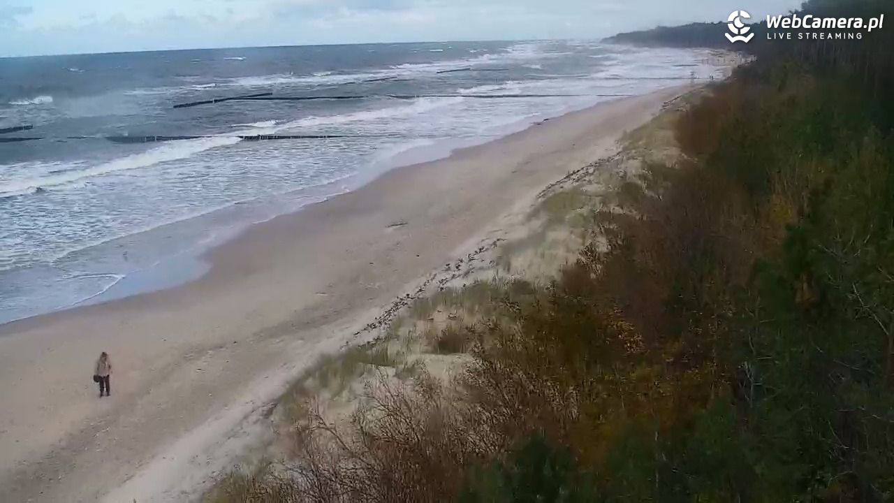 JAROSŁAWIEC - widok na plażę - 18 październik 2026, 10:00