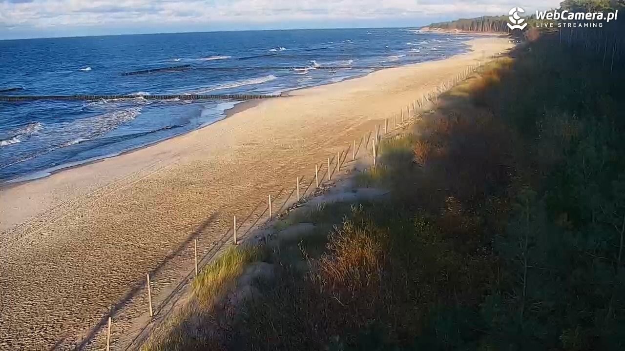JAROSŁAWIEC - widok na plażę - 15 październik 2025, 16:58