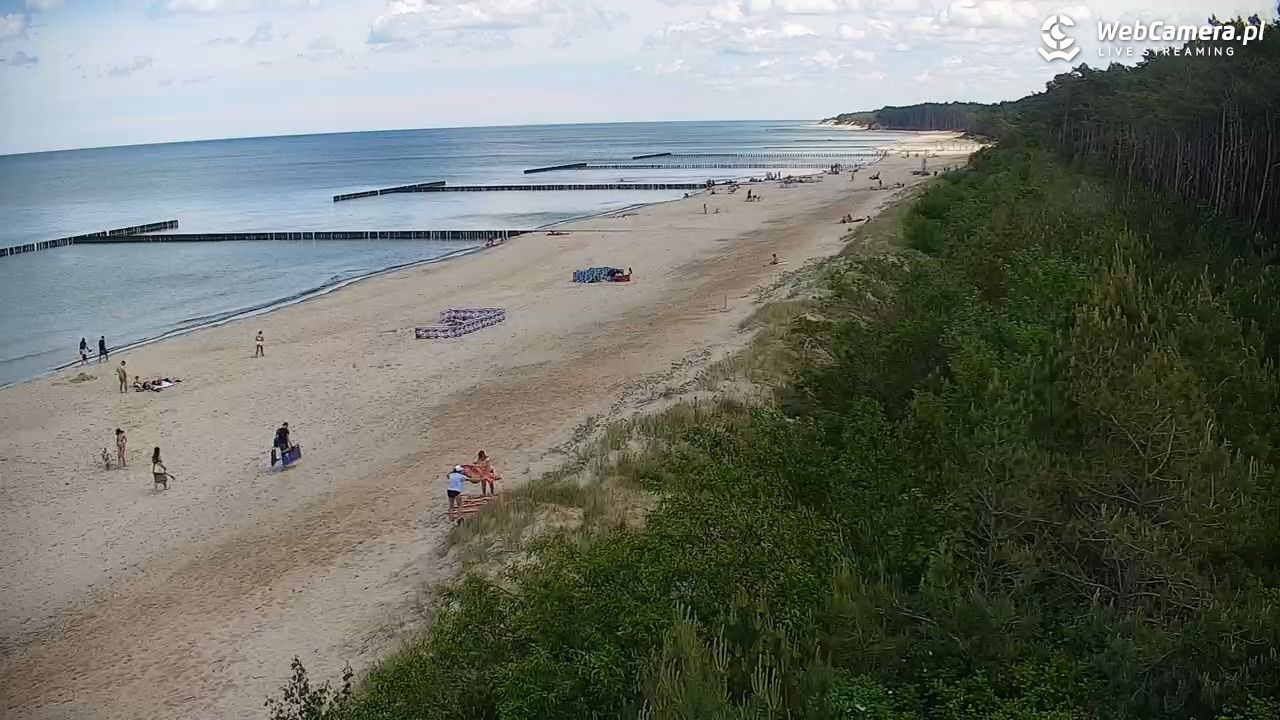 JAROSŁAWIEC - widok na plażę - 04 czerwiec 2026, 12:49