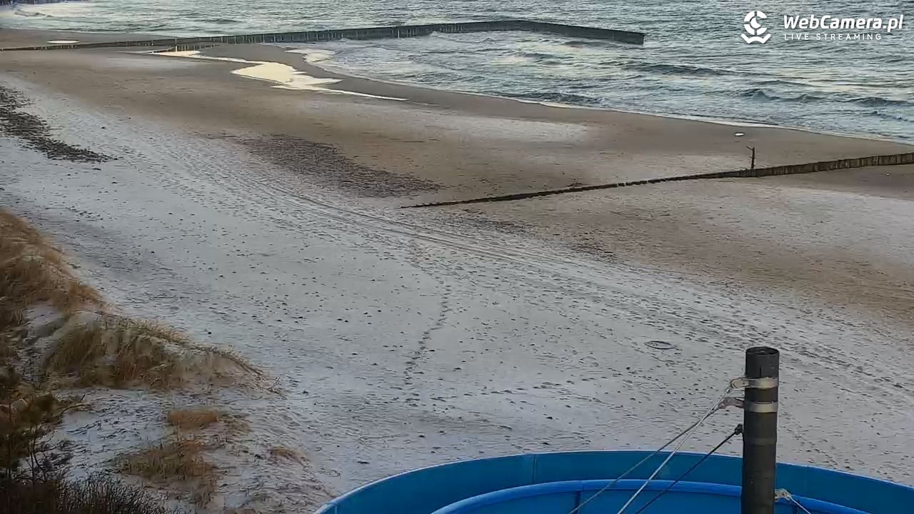 JAROSŁAWIEC - widok na plażę - 05 marzec 2026, 06:56