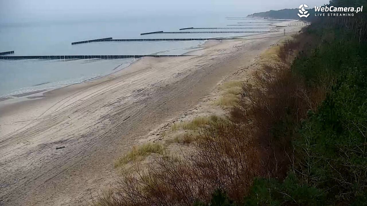 JAROSŁAWIEC - widok na plażę - 04 grudzień 2025, 10:26