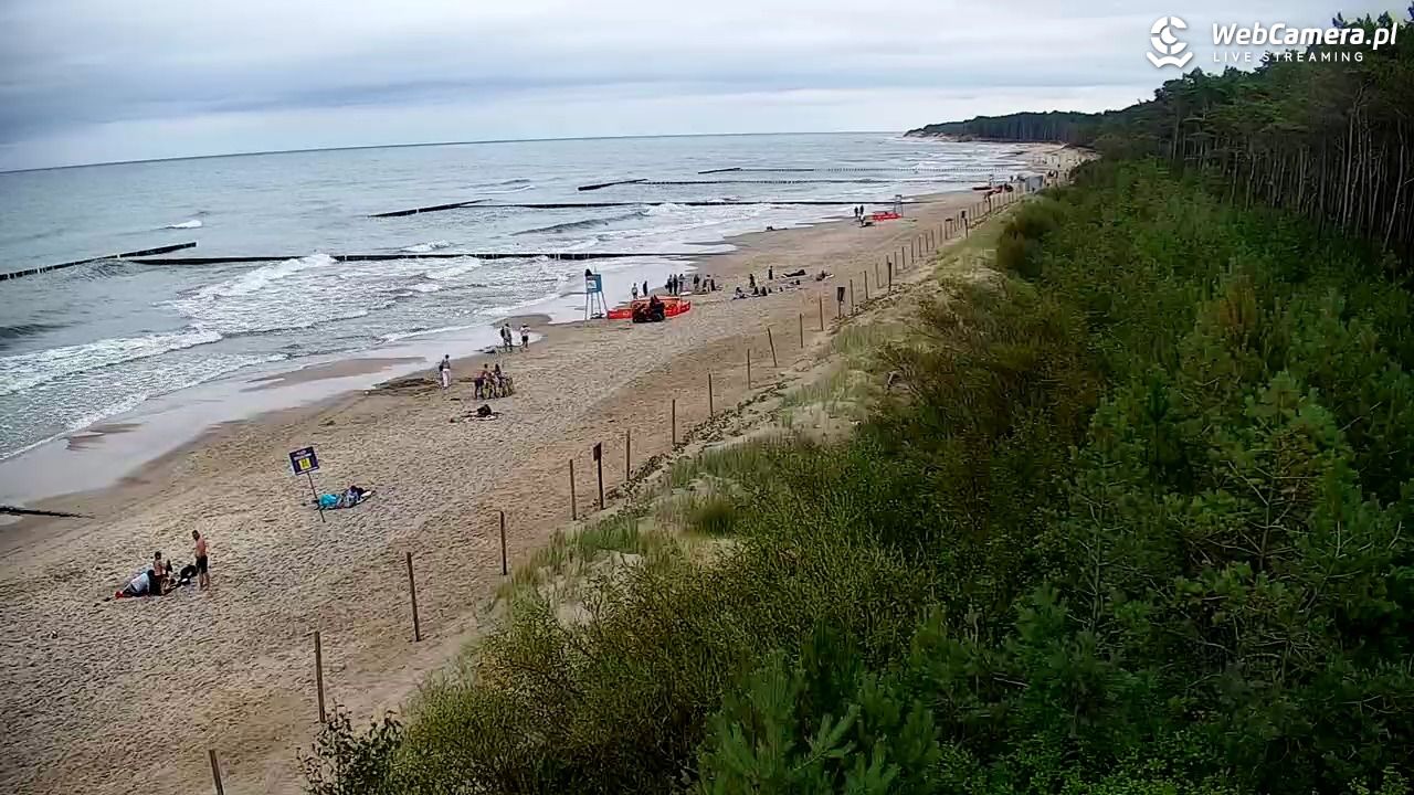 JAROSŁAWIEC - widok na plażę - 20 lipiec 2026, 13:34