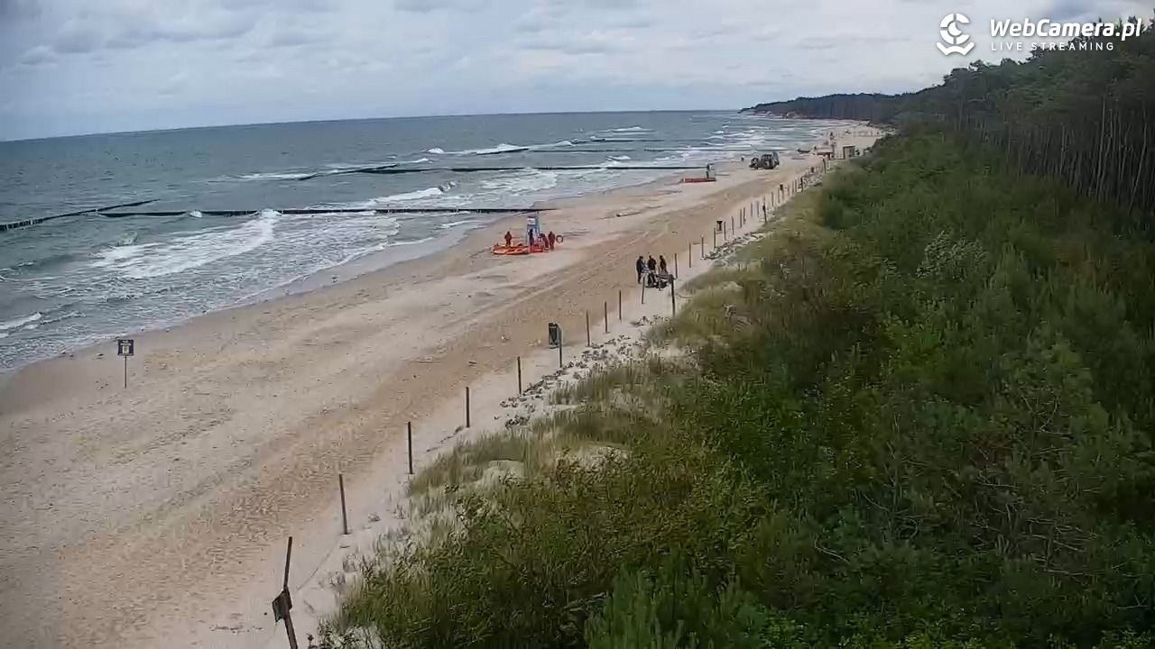JAROSŁAWIEC - widok na plażę - 04 lipiec 2025, 10:44