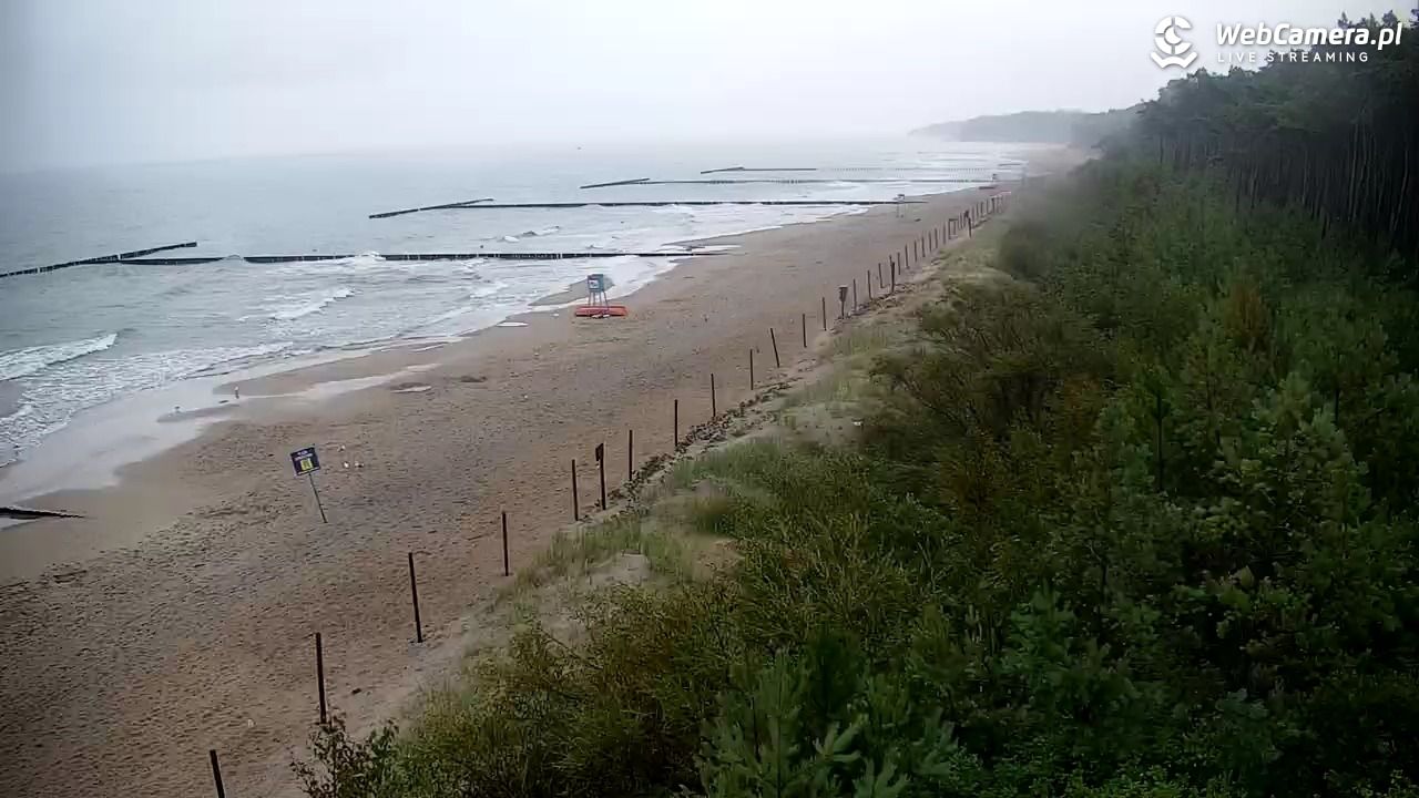 JAROSŁAWIEC - widok na plażę - 20 lipiec 2026, 05:39