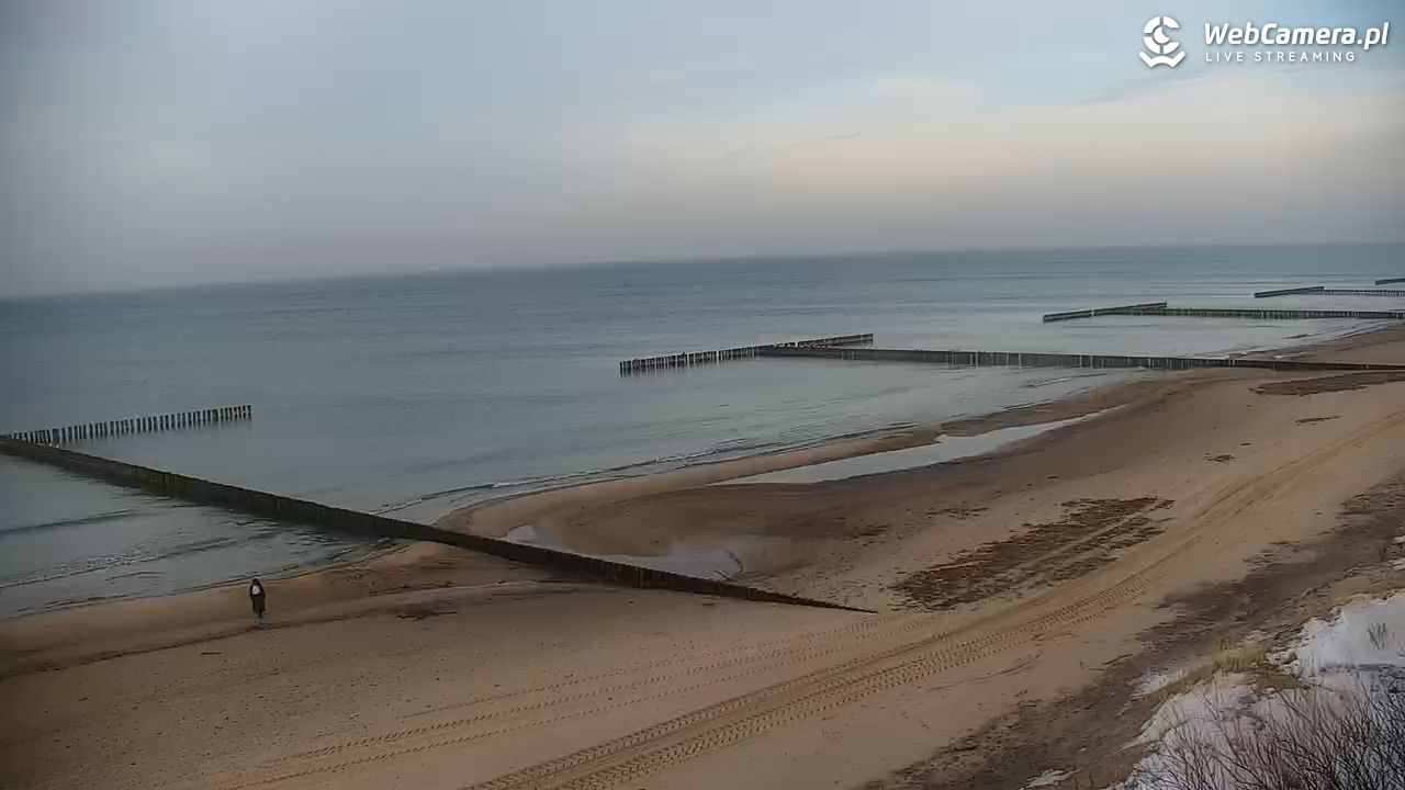 JAROSŁAWIEC - widok na plażę - 16 styczeń 2026, 14:50