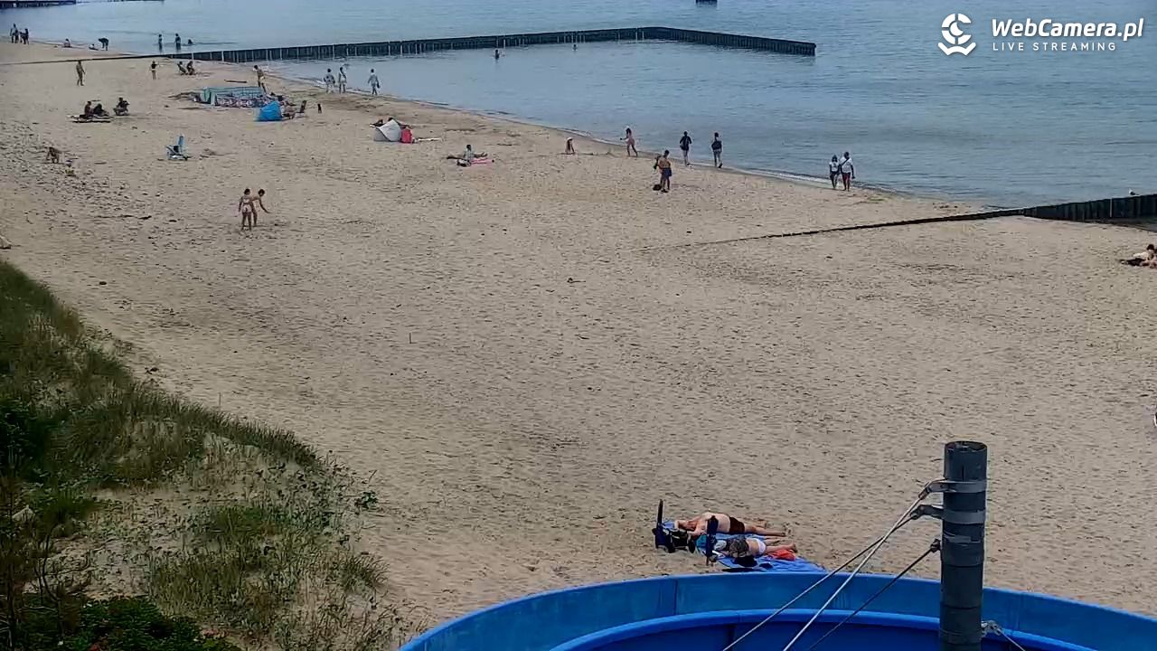 JAROSŁAWIEC - widok na plażę - 04 czerwiec 2026, 13:16