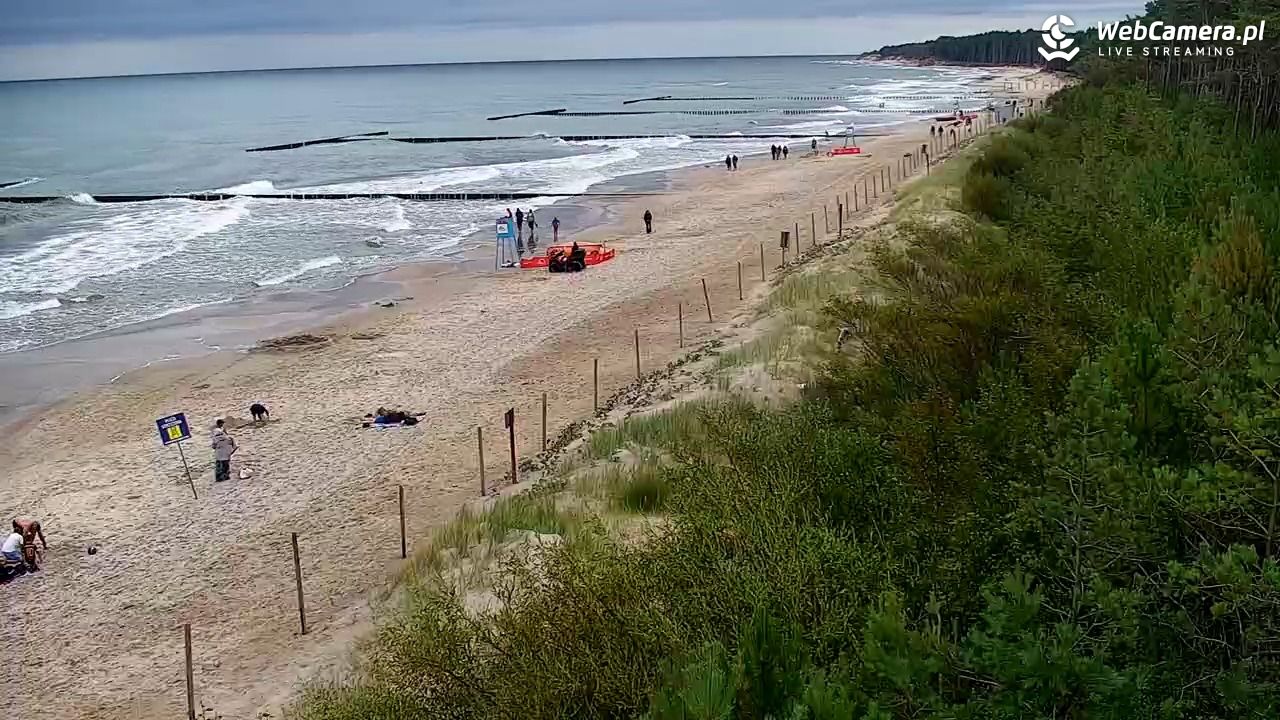 JAROSŁAWIEC - widok na plażę - 20 lipiec 2026, 13:55