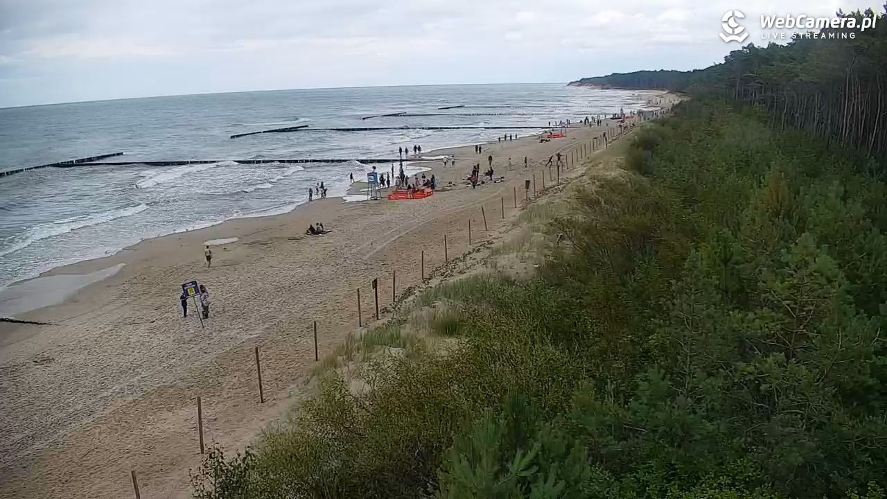 JAROSŁAWIEC - widok na plażę - 20 lipiec 2026, 11:52