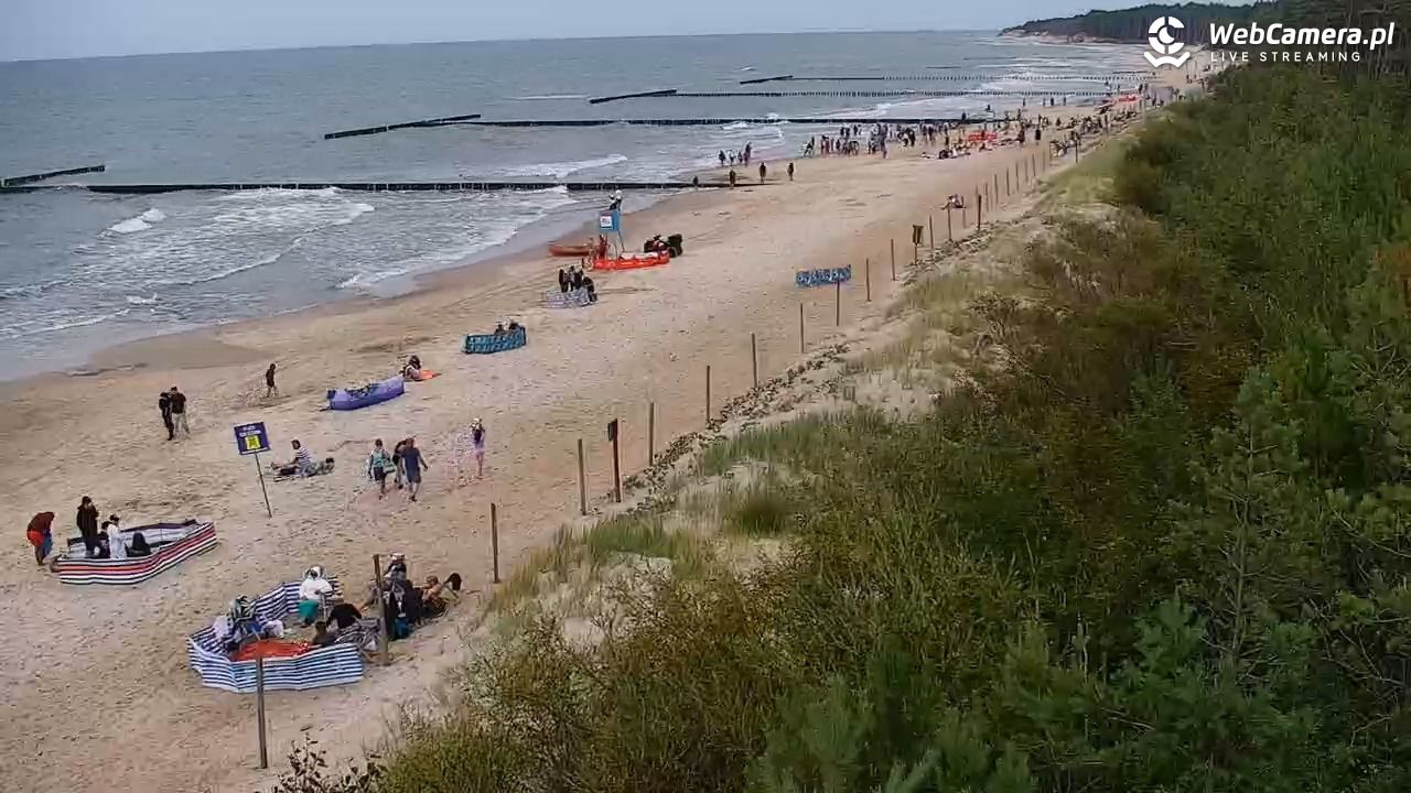 JAROSŁAWIEC - widok na plażę - 19 lipiec 2026, 16:03