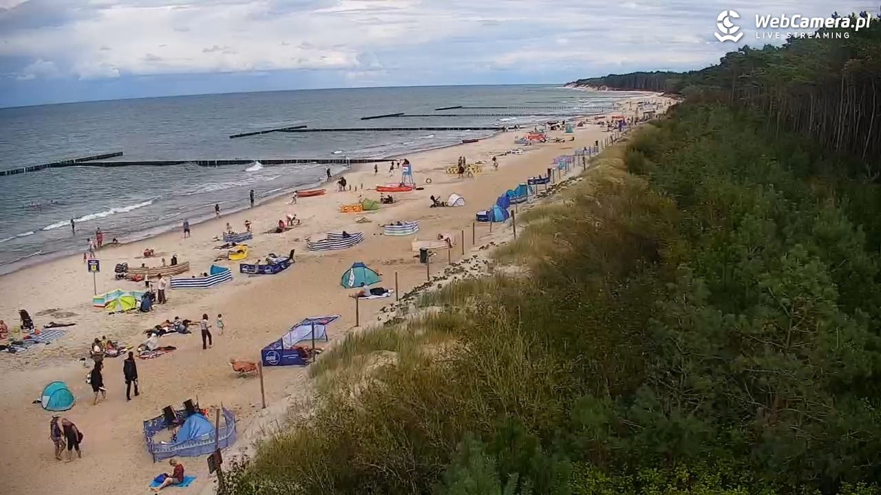 JAROSŁAWIEC - widok na plażę - 21 sierpień 2025, 13:43