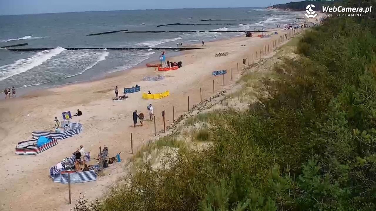 JAROSŁAWIEC - widok na plażę - 19 lipiec 2026, 13:59