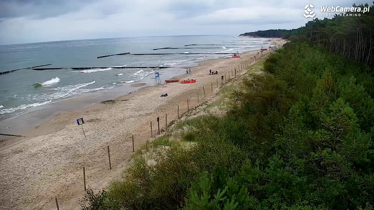 JAROSŁAWIEC - widok na plażę - 20 lipiec 2026, 15:08