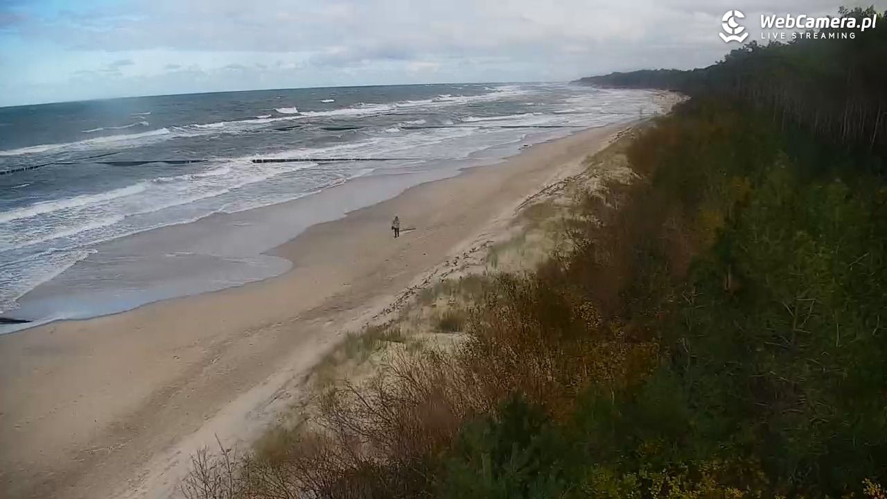 JAROSŁAWIEC - widok na plażę - 18 październik 2026, 09:59