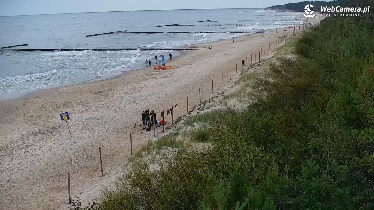JAROSŁAWIEC - widok na plażę - 19 lipiec 2026, 18:57
