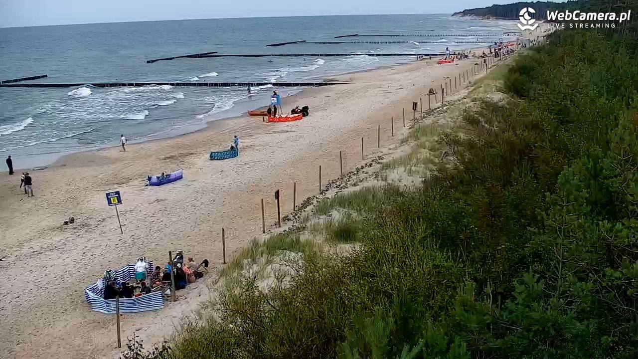 JAROSŁAWIEC - widok na plażę - 19 lipiec 2026, 16:42