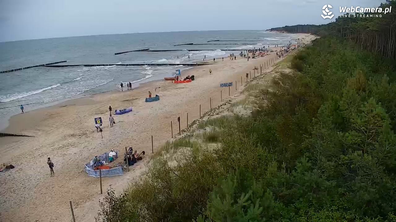 JAROSŁAWIEC - widok na plażę - 19 lipiec 2026, 16:10