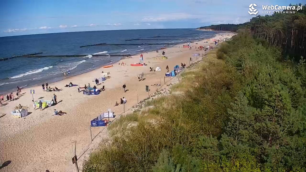 JAROSŁAWIEC - widok na plażę - 21 sierpień 2025, 16:31