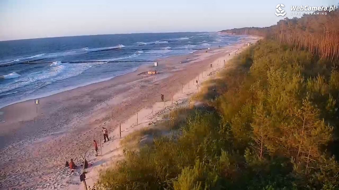 JAROSŁAWIEC - widok na plażę - 03 lipiec 2025, 21:00
