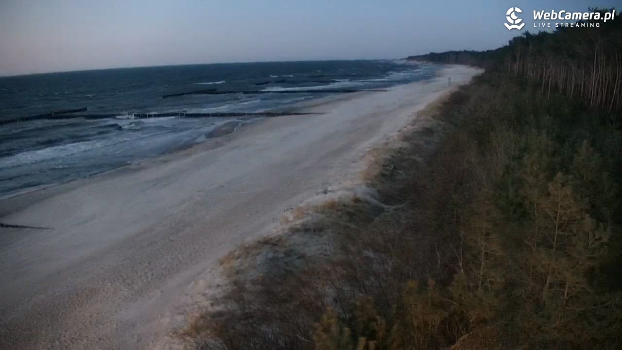 JAROSŁAWIEC - widok na plażę - 19 kwiecień 2026, 20:46