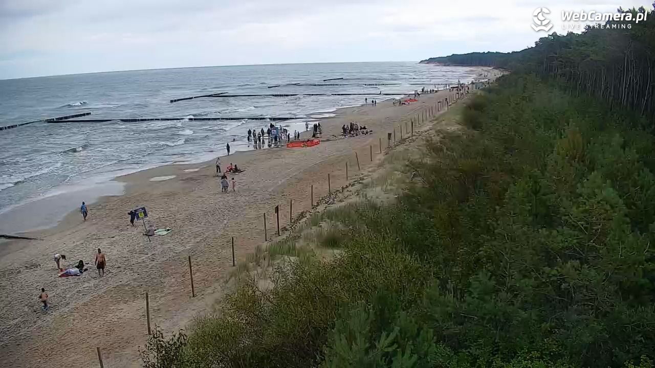 JAROSŁAWIEC - widok na plażę - 20 lipiec 2026, 12:02