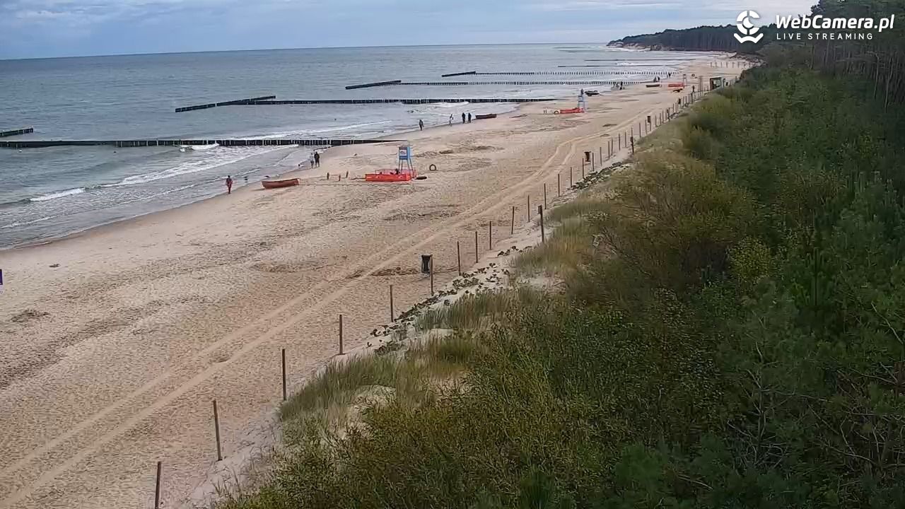 JAROSŁAWIEC - widok na plażę - 21 sierpień 2025, 09:48