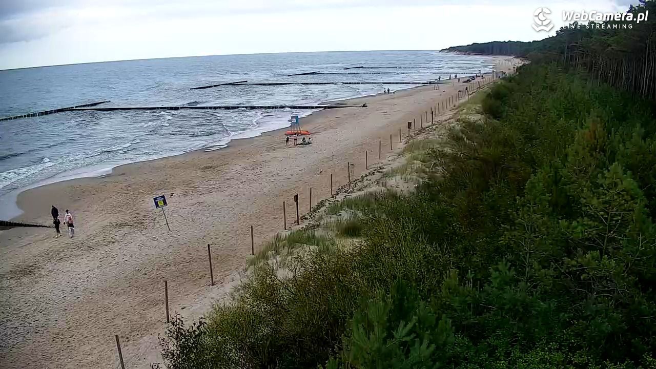 JAROSŁAWIEC - widok na plażę - 19 lipiec 2026, 18:12