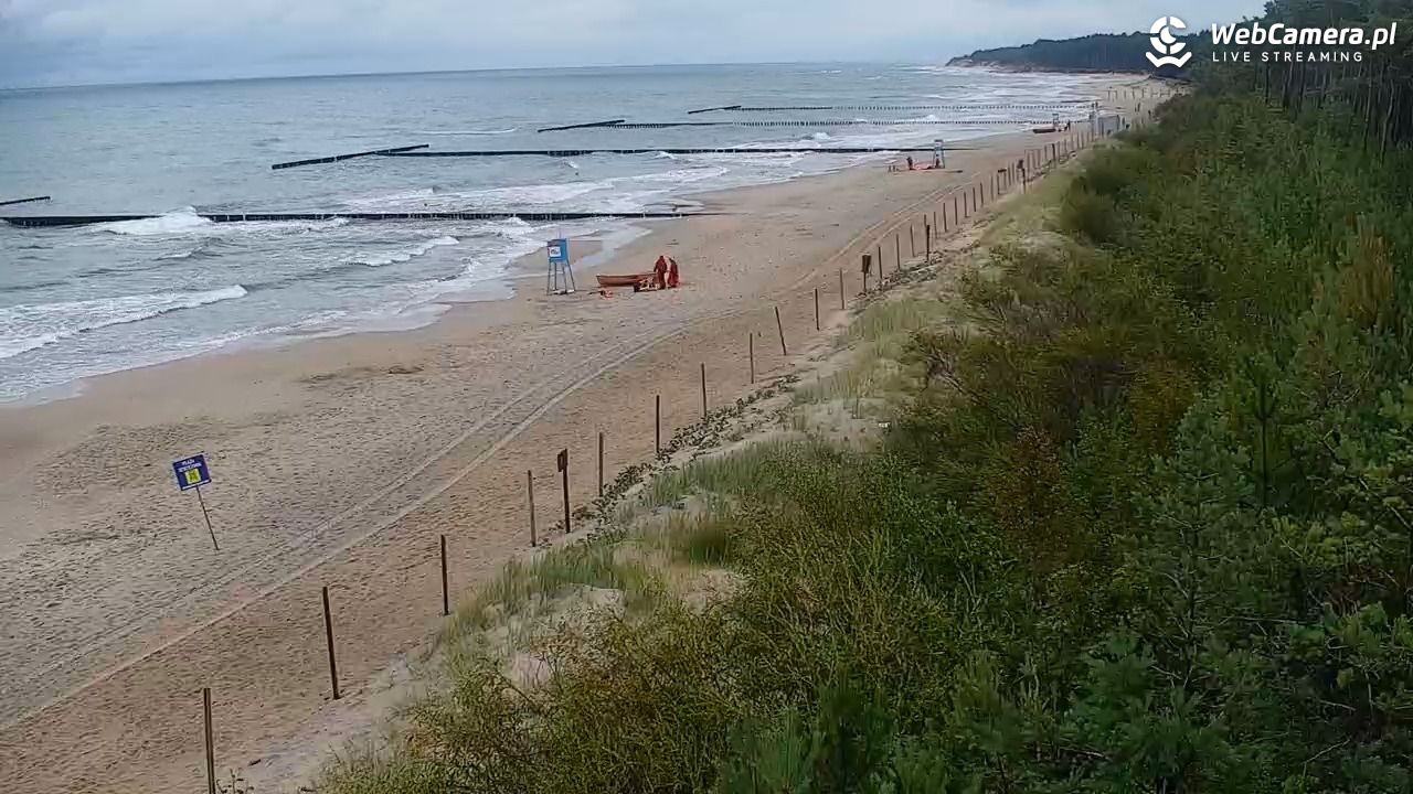 JAROSŁAWIEC - widok na plażę - 20 lipiec 2026, 09:02