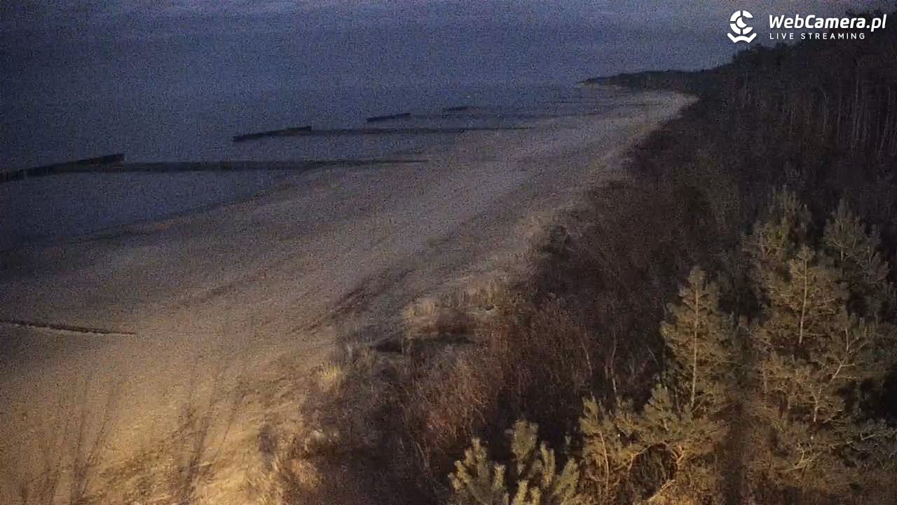 JAROSŁAWIEC - widok na plażę - 03 marzec 2026, 05:29