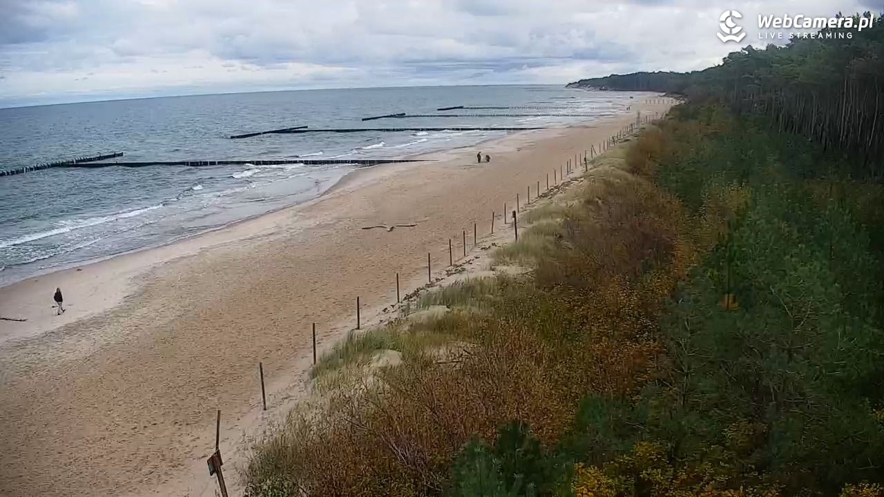 JAROSŁAWIEC - widok na plażę - 15 październik 2025, 10:06