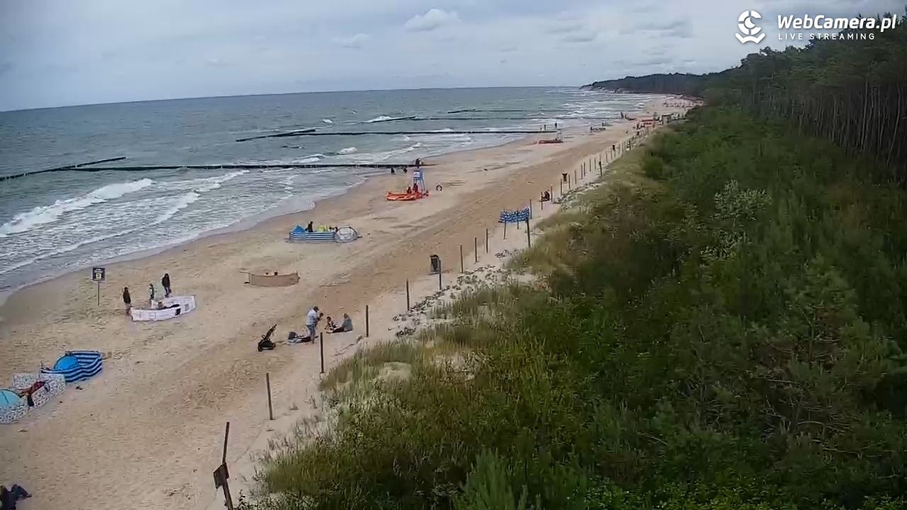 JAROSŁAWIEC - widok na plażę - 04 lipiec 2025, 13:13