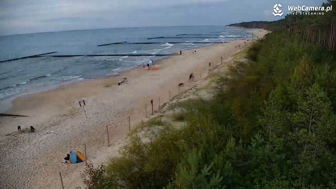 JAROSŁAWIEC - widok na plażę - 19 lipiec 2026, 20:41
