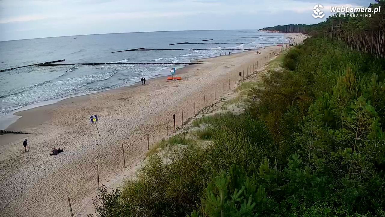 JAROSŁAWIEC - widok na plażę - 19 lipiec 2026, 19:52