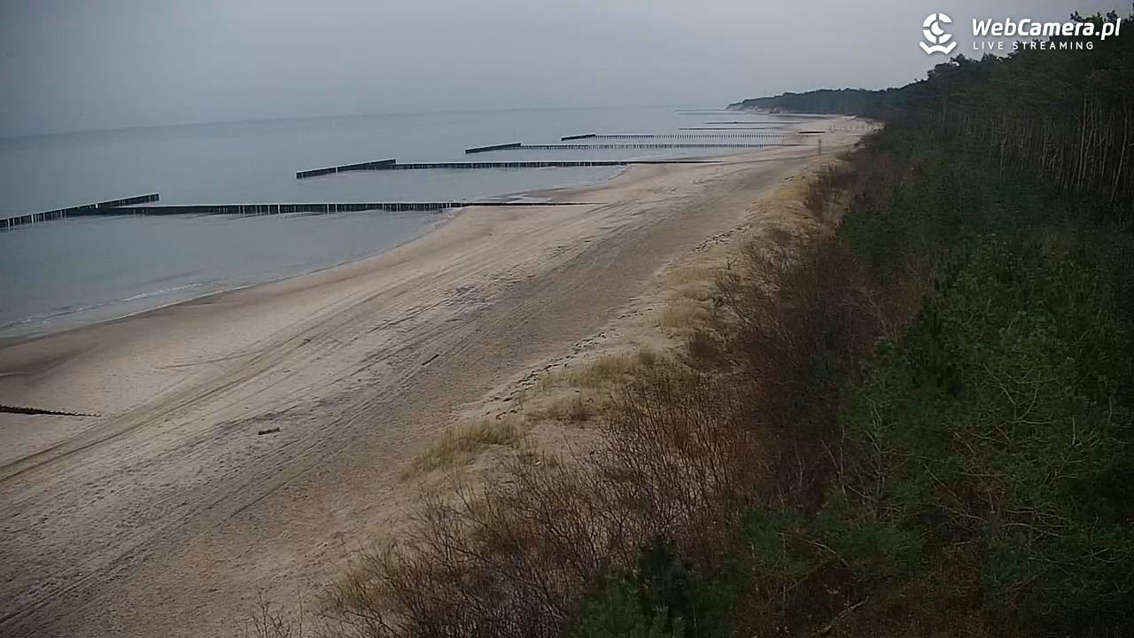 JAROSŁAWIEC - widok na plażę - 03 grudzień 2025, 15:58