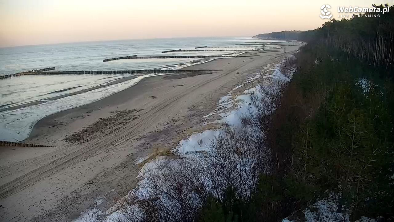 JAROSŁAWIEC - widok na plażę - 18 styczeń 2026, 15:27