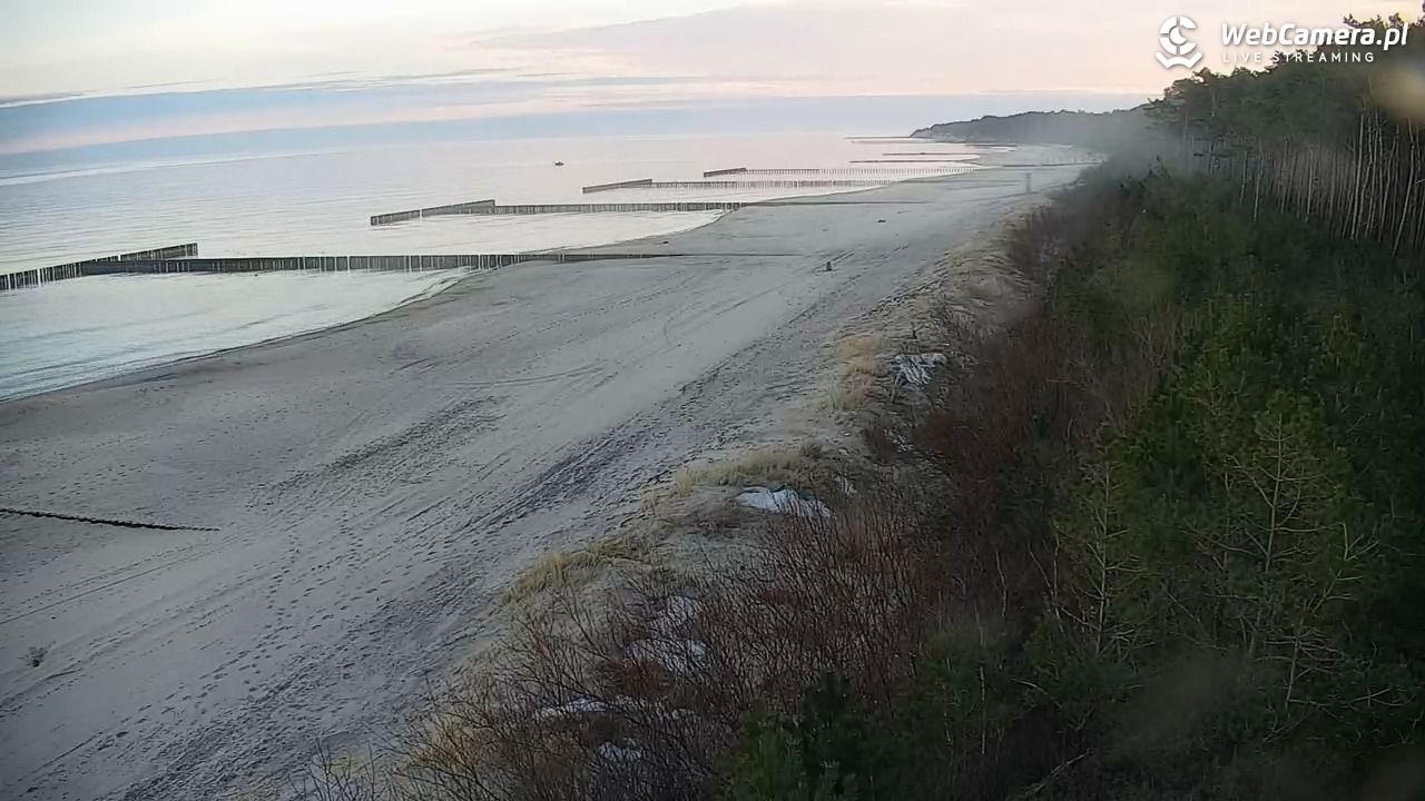 JAROSŁAWIEC - widok na plażę - 03 marzec 2026, 07:24