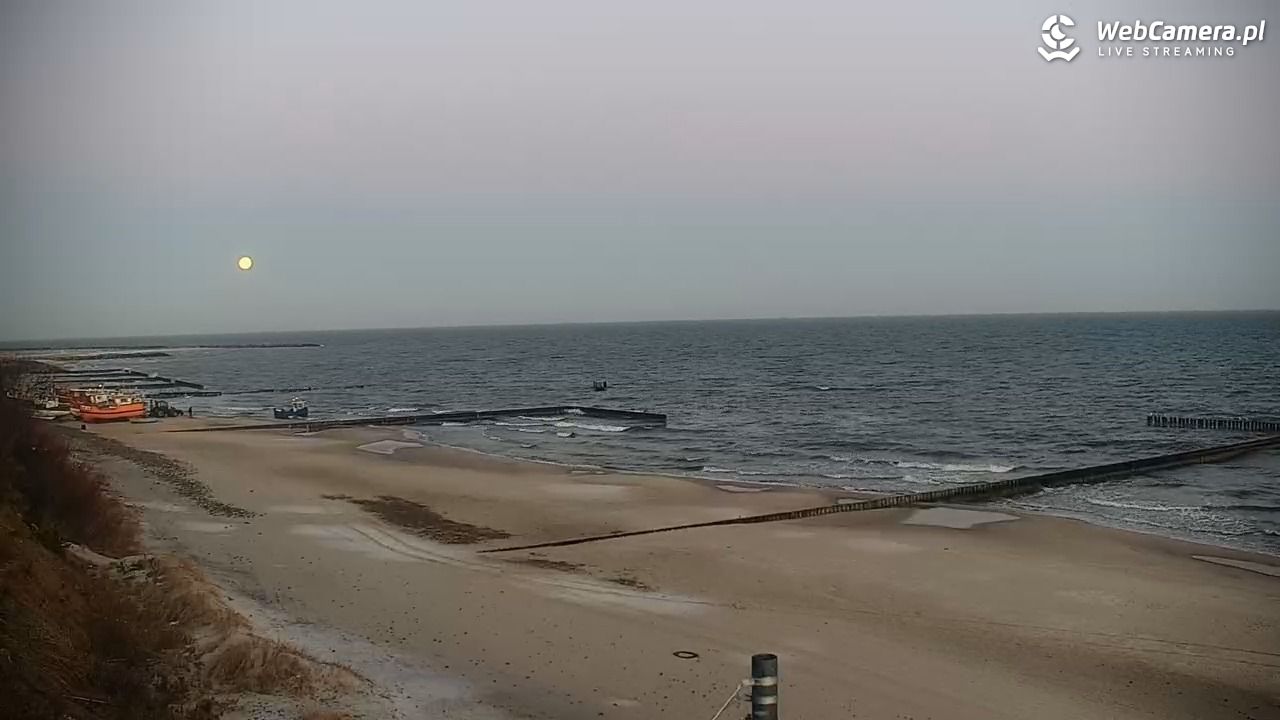 JAROSŁAWIEC - widok na plażę - 04 marzec 2026, 06:22