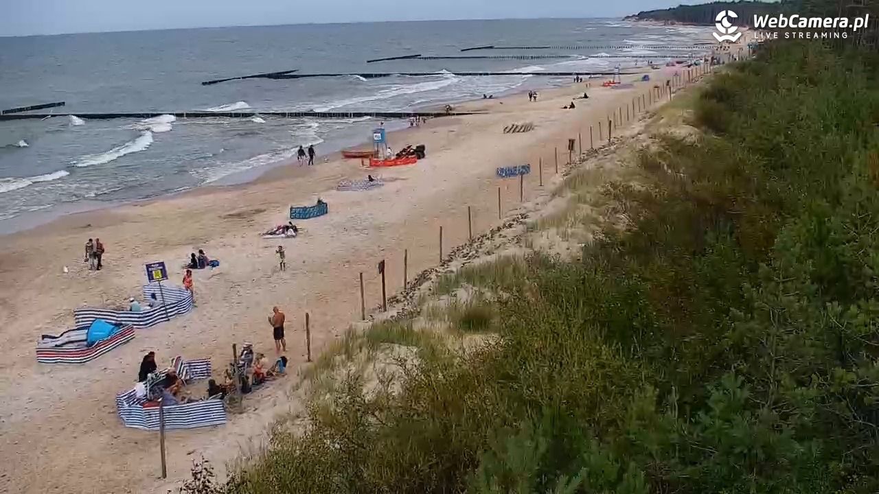 JAROSŁAWIEC - widok na plażę - 19 lipiec 2026, 14:25
